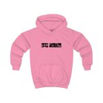 Sudadera con capucha infantil - Rosa algodon de azucar - Camiseta «Bon caliu»