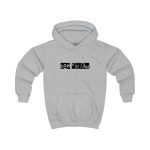 Sudadera con capucha infantil - Gris jaspeado claro - Camiseta «Bon caliu»