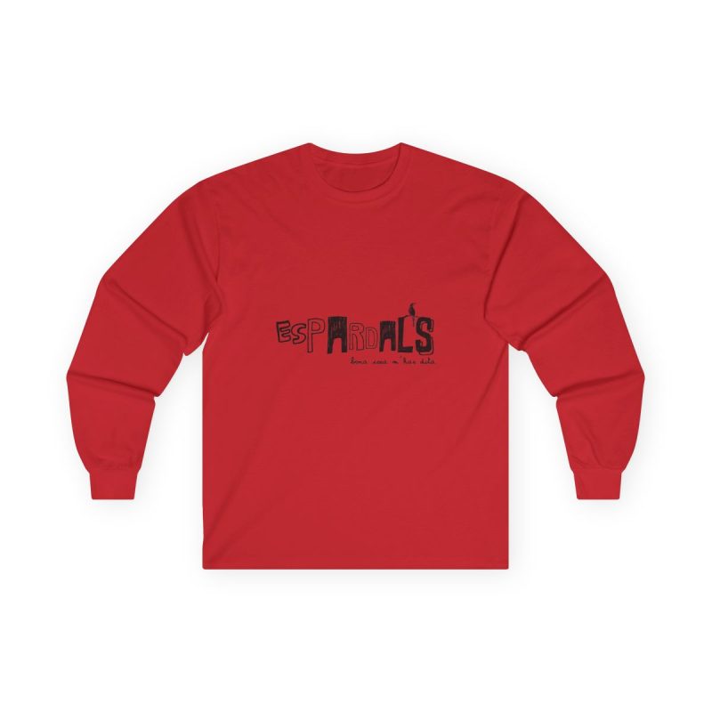 Camiseta manga larga - Rojo - Espardals — Bona cosa m’has dita Camiseta manga larga - Rojo - Espardals — Bona cosa m’has dita