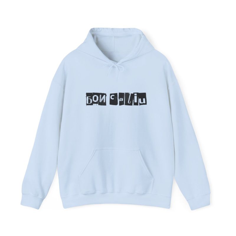 Sudadera con capucha - Azul claro - Camiseta «Bon caliu»