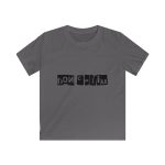 Camiseta infantil Softstyle - Gris marengo - Camiseta «Bon caliu»