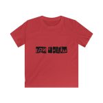 Camiseta infantil Softstyle - Rojo - Camiseta «Bon caliu»