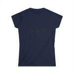 Camiseta mujer Softstyle - Azul marino - Espardals — Bona cosa m’has dita
