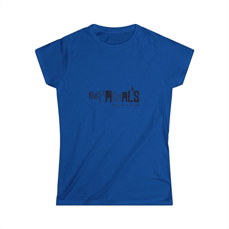 Camiseta mujer Softstyle - Azul royal - Espardals — Bona cosa m’has dita
