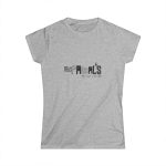 Camiseta mujer Softstyle - Gris deportivo - Espardals — Bona cosa m’has dita