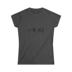 Camiseta mujer Softstyle - Gris oscuro jaspeado - Espardals — Bona cosa m’has dita