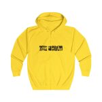 Sudadera con capucha y cremallera - Amarillo sol - Camiseta «Bon caliu» Sudadera con capucha y cremallera - Amarillo sol - Camiseta «Bon caliu»