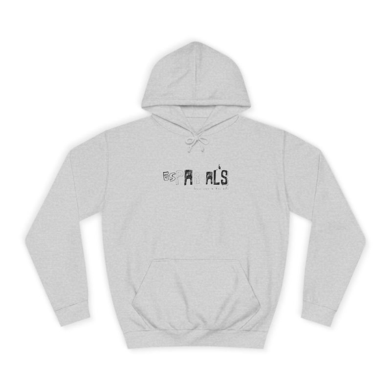 Sudadera universitaria - Gris jaspeado claro - Espardals — Bona cosa m’has dita