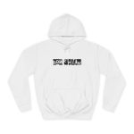 Sudadera universitaria - Blanco artico - Camiseta «Bon caliu» Sudadera universitaria - Blanco artico - Camiseta «Bon caliu»