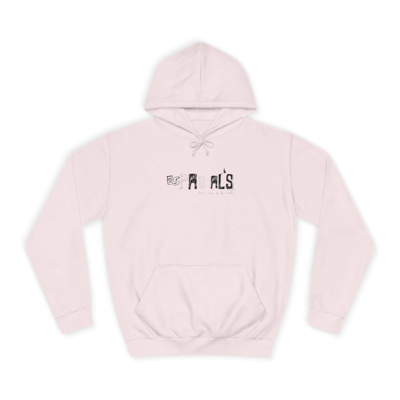 Sudadera universitaria - Rosa bebe - Espardals — Bona cosa m’has dita