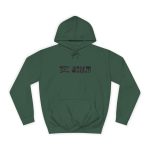 Sudadera universitaria - Verde botella - Camiseta «Bon caliu» Sudadera universitaria - Verde botella - Camiseta «Bon caliu»