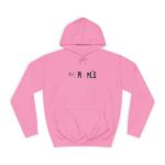 Sudadera universitaria - Rosa algodon de azucar - Espardals — Bona cosa m’has dita