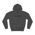 Sudadera universitaria - Gris marengo - Camiseta «Bon caliu» Sudadera universitaria - Gris marengo - Camiseta «Bon caliu»