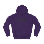 Sudadera universitaria - Morado - Camiseta «Bon caliu» Sudadera universitaria - Morado - Camiseta «Bon caliu»