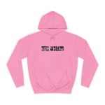 Sudadera universitaria - Rosa algodon de azucar - Camiseta «Bon caliu» Sudadera universitaria - Rosa algodon de azucar - Camiseta «Bon caliu»
