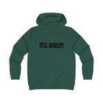 Sudadera universitaria mujer - Verde botella - Camiseta «Bon caliu» Sudadera universitaria mujer - Verde botella - Camiseta «Bon caliu»