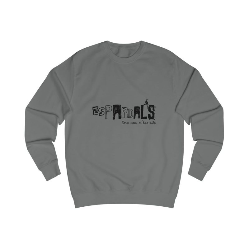 Sudadera clasica - Gris acero - Espardals — Bona cosa m’has dita