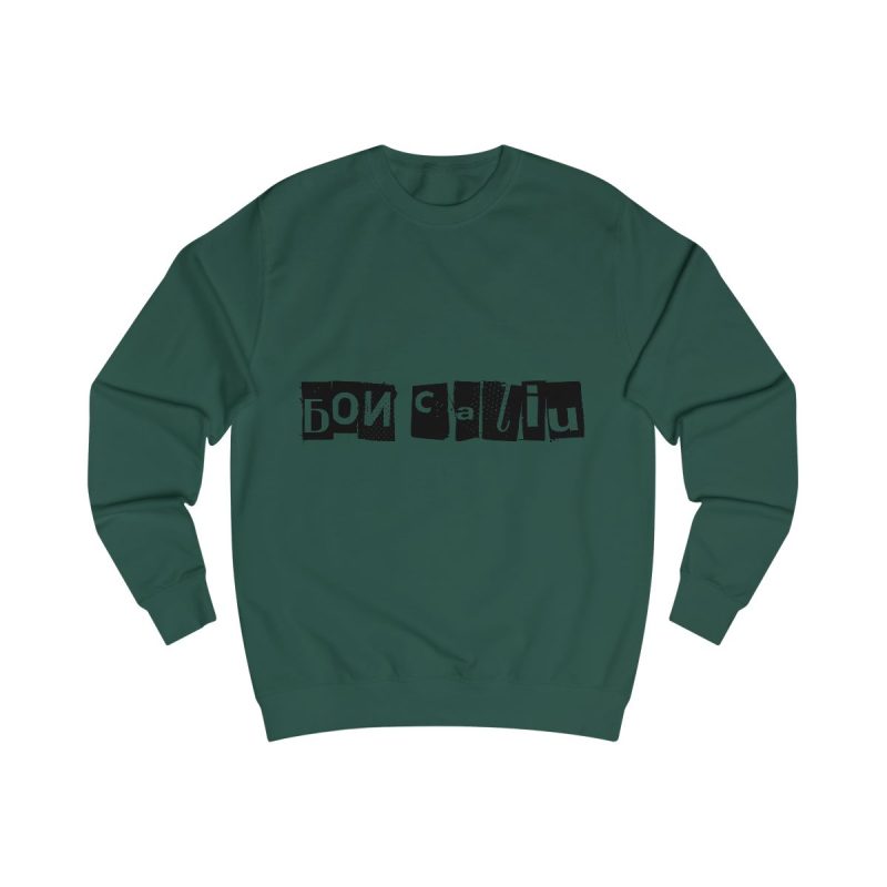 Sudadera clasica - Verde botella - Camiseta «Bon caliu»