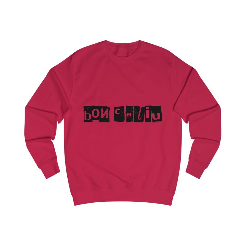 Sudadera clasica - Rojo fuego - Camiseta «Bon caliu»