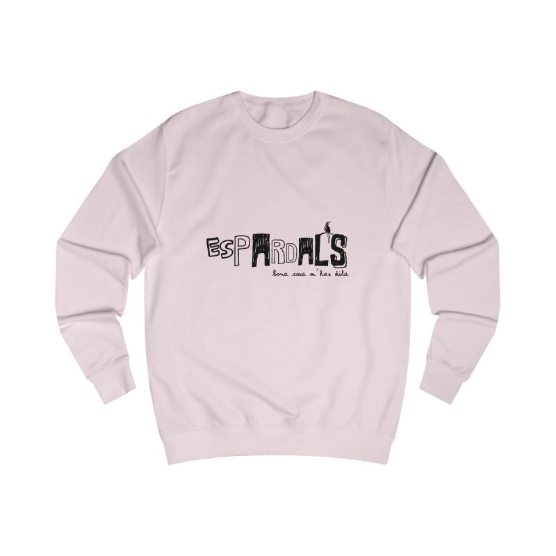 Sudadera clasica - Rosa bebe - Espardals — Bona cosa m’has dita