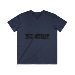 Camiseta hombre entallada cuello de pico - Azul marino - Camiseta «Bon caliu» Camiseta hombre entallada cuello de pico - Azul marino - Camiseta «Bon caliu»