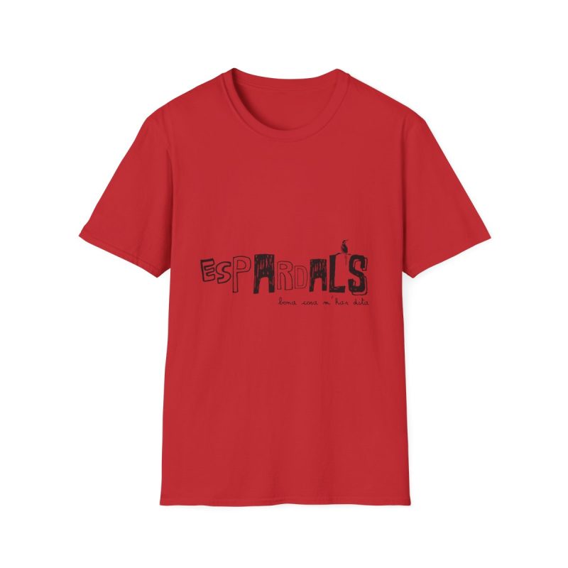 Camiseta Softstyle - Rojo - Espardals — Bona cosa m’has dita