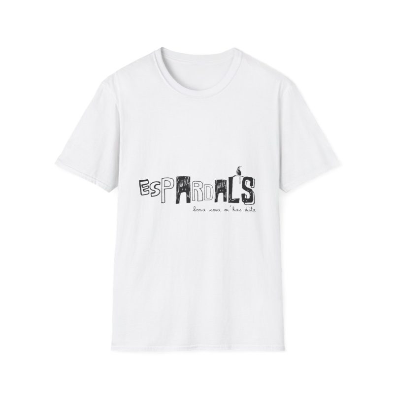 Camiseta Softstyle - Blanco - Espardals — Bona cosa m’has dita