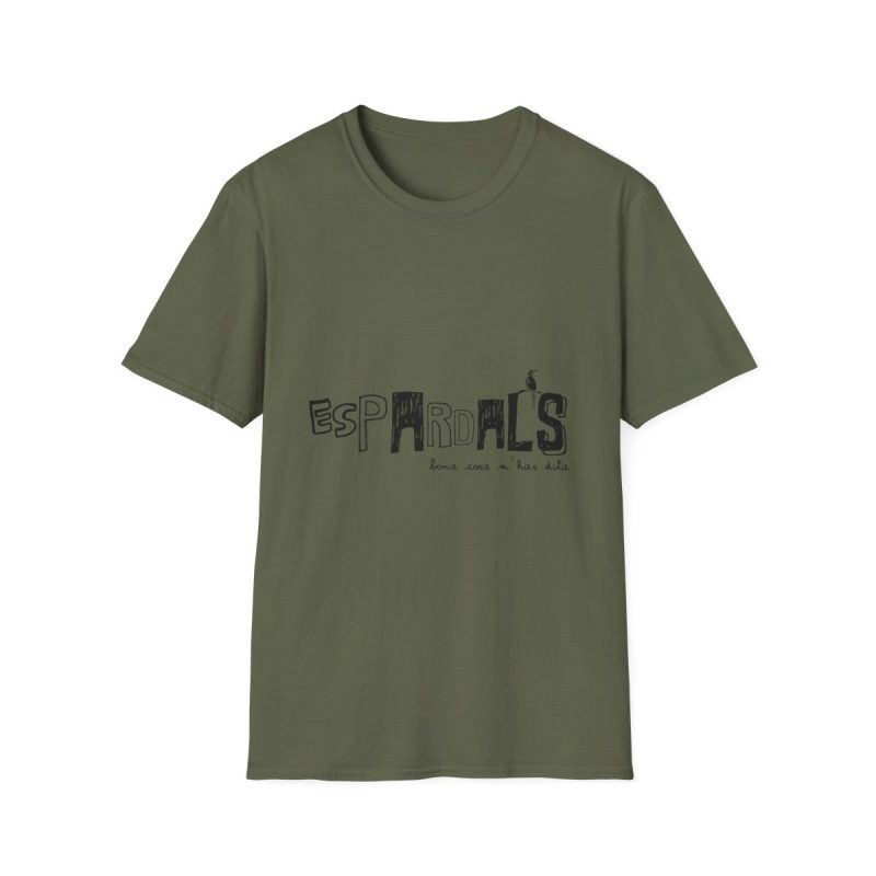 Camiseta Softstyle - Verde militar - Espardals — Bona cosa m’has dita