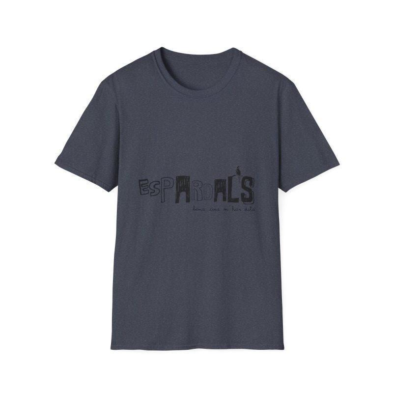 Camiseta Softstyle - Azul marino jaspeado - Espardals — Bona cosa m’has dita