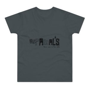 Camiseta hombre punto liso - Gris oscuro - Espardals — Bona cosa m’has dita