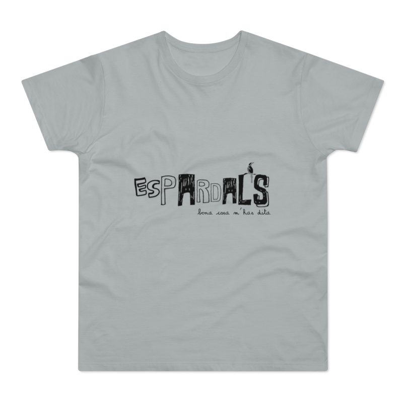 Camiseta hombre punto liso - Gris Pacifico - Espardals — Bona cosa m’has dita