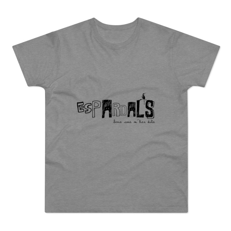 Camiseta hombre punto liso - Gris deportivo jaspeado - Espardals — Bona cosa m’has dita