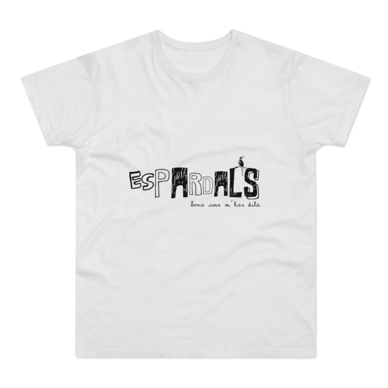 Camiseta hombre punto liso - Blanco - Espardals — Bona cosa m’has dita