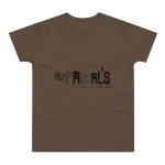Camiseta hombre punto liso - Marron chocolate - Espardals — Bona cosa m’has dita