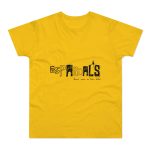 Camiseta hombre punto liso - Amarillo dorado - Espardals — Bona cosa m’has dita