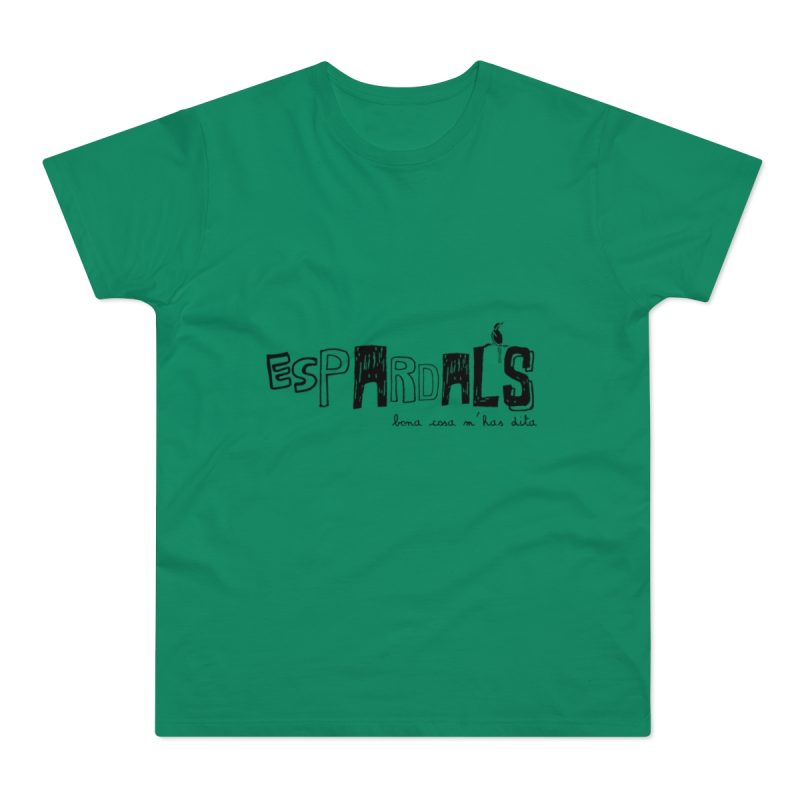 Camiseta hombre punto liso - Verde Kelly - Espardals — Bona cosa m’has dita