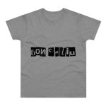 Camiseta hombre punto liso - Gris deportivo jaspeado - Camiseta «Bon caliu»