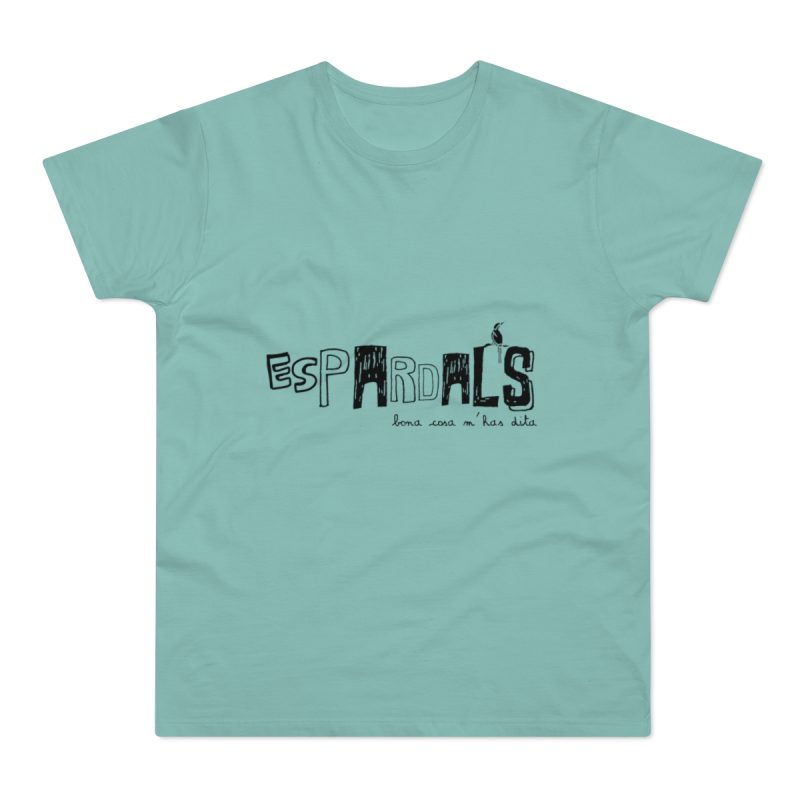 Camiseta hombre punto liso - Verde menta - Espardals — Bona cosa m’has dita