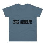Camiseta hombre punto liso - Azul piedra - Camiseta «Bon caliu»