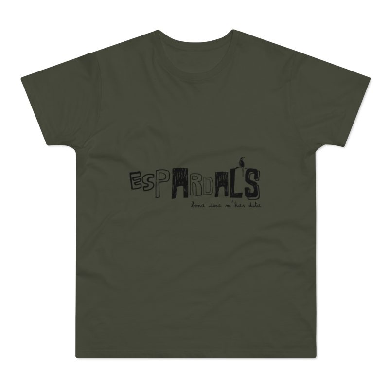 Camiseta hombre punto liso - Caqui urbano - Espardals — Bona cosa m’has dita