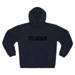 Sudadera capucha con cremallera premium - Azul marino - Camiseta «Bon caliu»