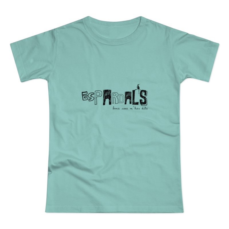 Camiseta mujer punto liso - Verde menta - Espardals — Bona cosa m’has dita