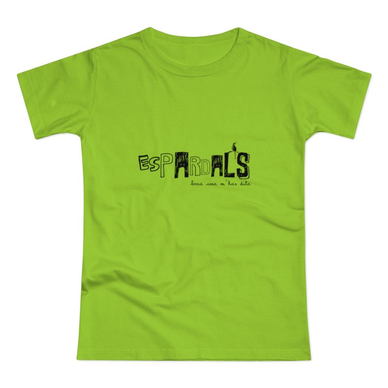 Camiseta mujer punto liso - Verde orquidea - Espardals — Bona cosa m’has dita