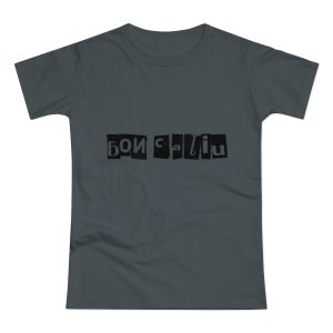 Camiseta mujer punto liso - Gris oscuro - Camiseta «Bon caliu»