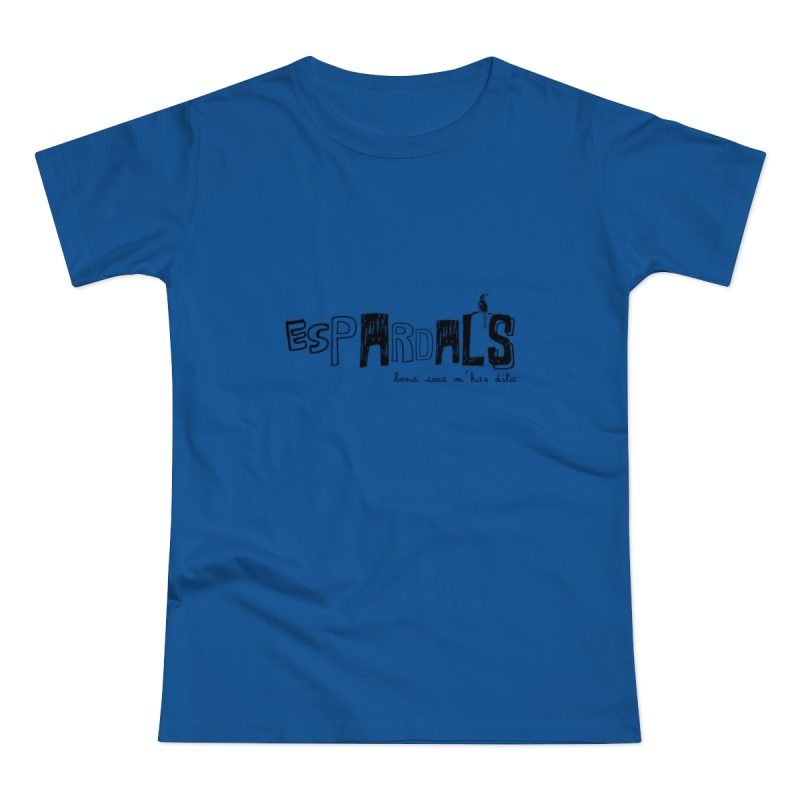 Camiseta mujer punto liso - Azul royal intenso - Espardals — Bona cosa m’has dita