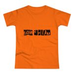 Camiseta mujer punto liso - Naranja - Camiseta «Bon caliu»