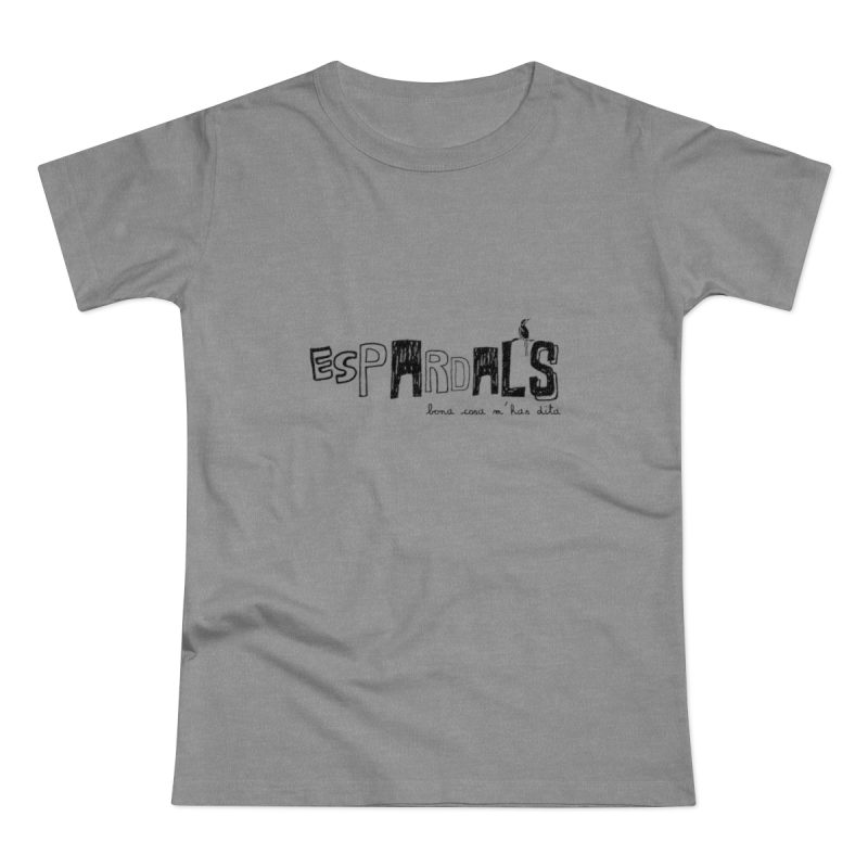 Camiseta mujer punto liso - Gris deportivo jaspeado - Espardals — Bona cosa m’has dita