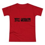 Camiseta mujer punto liso - Rojo - Camiseta «Bon caliu»
