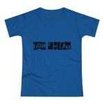 Camiseta mujer punto liso - Azul royal intenso - Camiseta «Bon caliu»