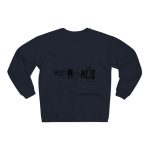 Sudadera cuello redondo premium - Azul marino - Espardals — Bona cosa m’has dita